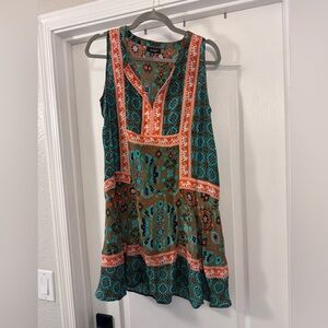 Tolani Elephant Tunic/Mini Dress - 100% Silk